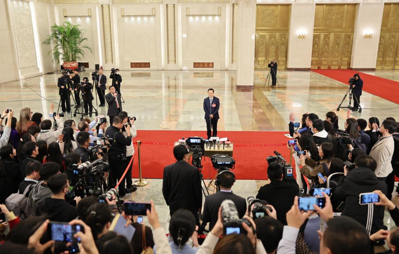 回放：十四屆全國(guó)人大二次會(huì)議第三場(chǎng)“部長(zhǎng)通道”采訪活動(dòng)