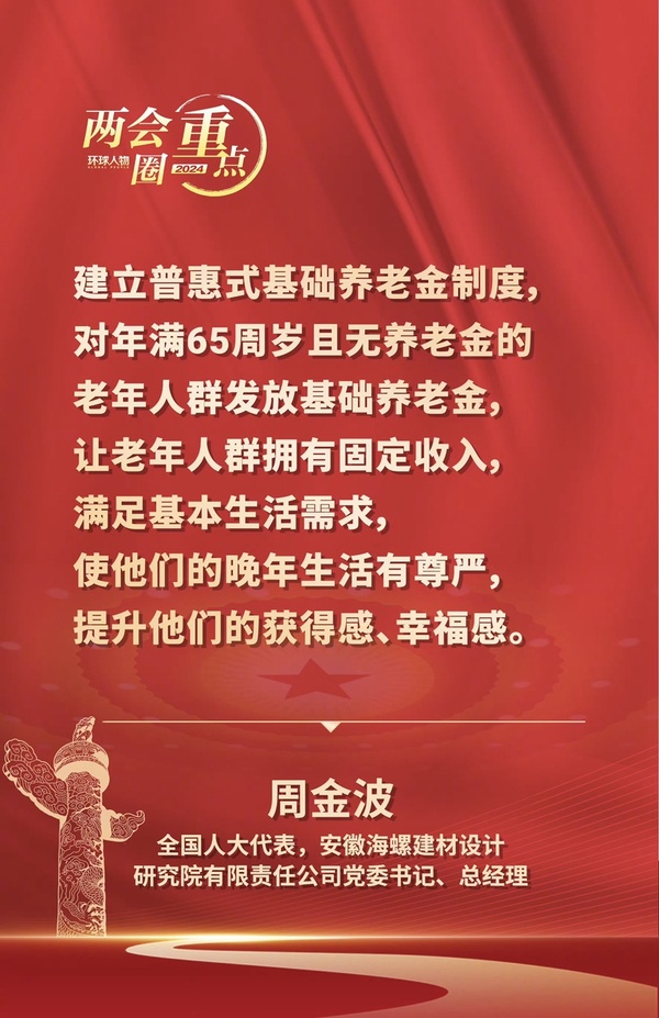 兩會(huì)圈重點(diǎn)——全國(guó)人大代表周金波